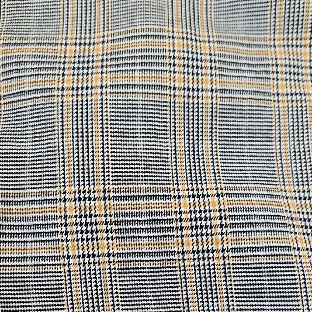 Zara Women's Plaid Gray Checkered Trousers Size Medium - Picture 5 of 6